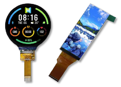 Custom-shaped TFT Display Module