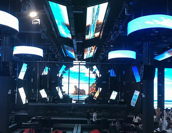 Heilongjiang Mudanjiang P3.91 LED Transparent Screen Bar Project
