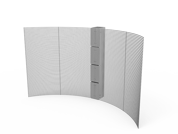 TOA-TS Series Transparent curve LED display-Indoor